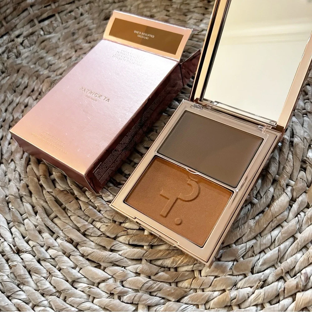 New Patrick Ta Major Sculpt Crème Contour & Powder Bronzer Duo She’s Sculpted